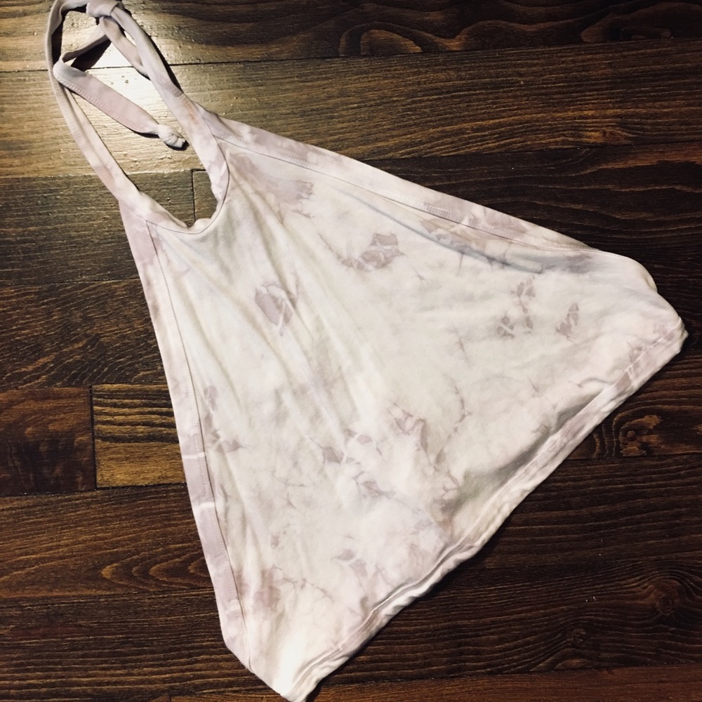 Open Back Halter Crop Top
